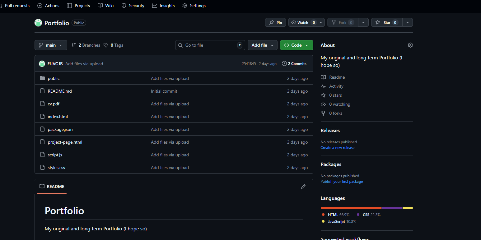 Homepage Screenshot